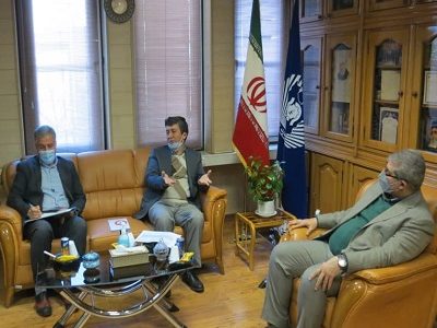 جلسه با رئیس شعب بانک تجارت (1)